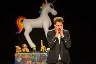 Photo représentation de la pièce "Une Licorne dans la pièce" Photo représentation de la pièce "Une Licorne dans la pièce"